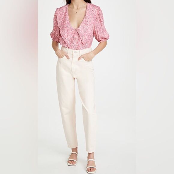 WAYF Amie Button Up Blouse - Picture 6 of 14